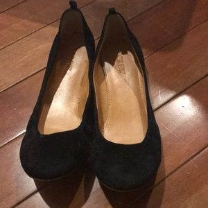 J Crew Black Flats